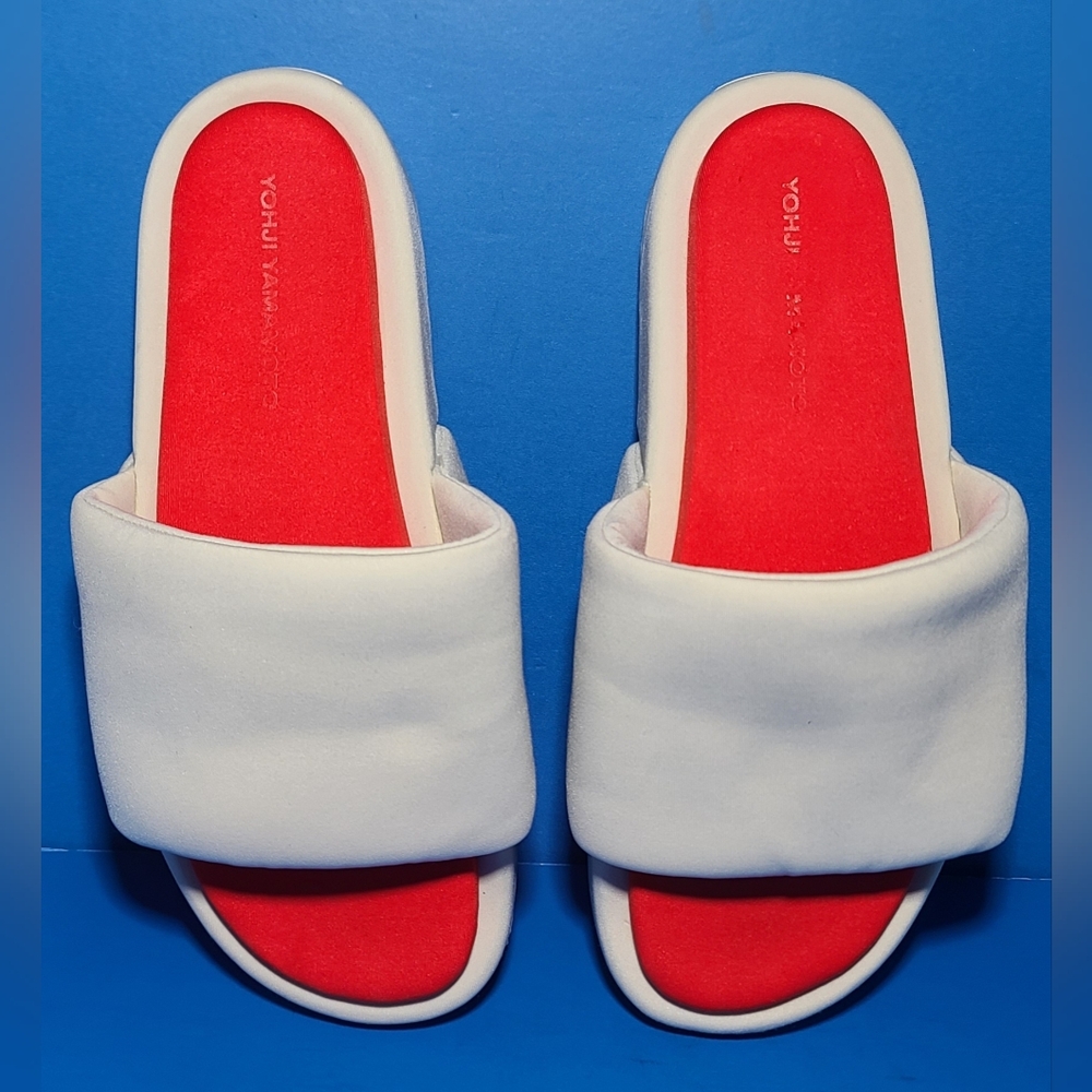 Adidas Y-3 By Yohji Yamamoto Men's Neoprene Beige Platform Sandals Size 10 US